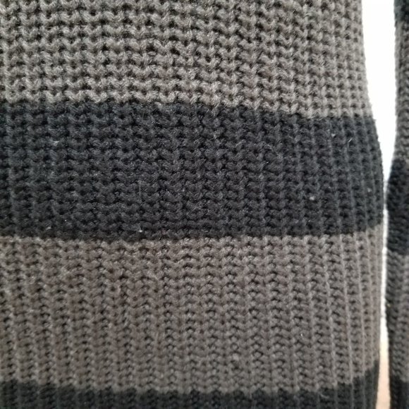 Rue 21 sweater Small Breton striped knit long sleeve pullover tunic length - Picture 7 of 9